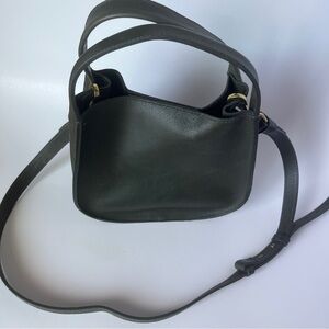 Madewell Sydney Crossbody Leather Bag in Forest